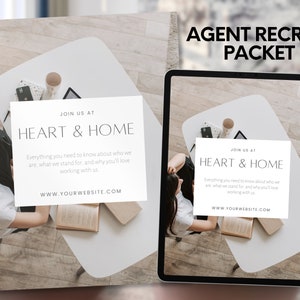 Real Estate Recruitment Template Digital Hiring Packet Canva Template Real Estate Agent Hiring Kit Broker Recruitment Materials Real Estate Onboarding Template Agent Recruitment Materials