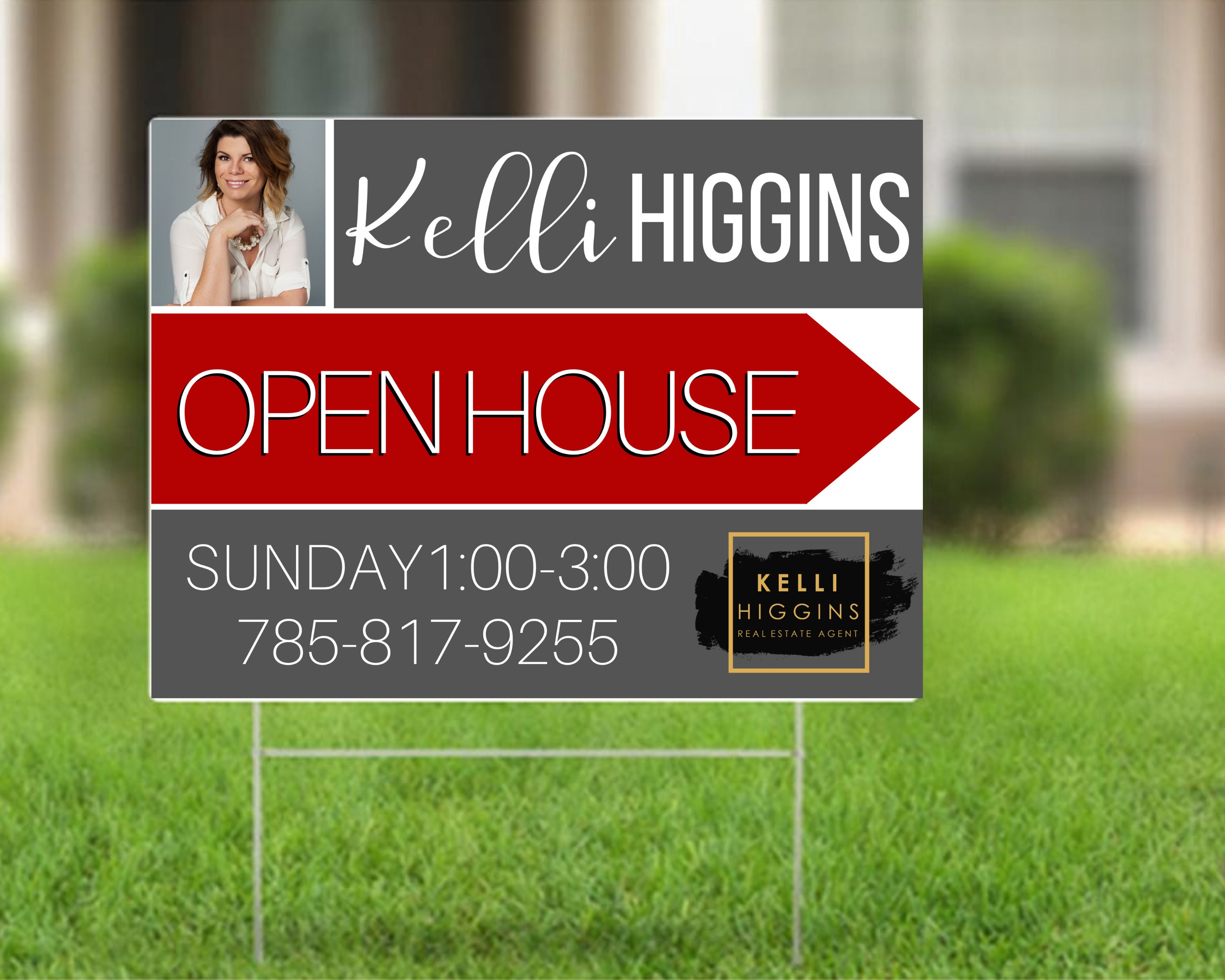 Open House Sign Size