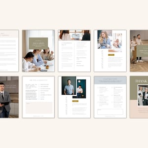 Hiring Package for Brokers Real Estate Hiring Tools Broker Recruiting Template Real Estate Office Templates Digital Recruitment Packet Real Estate Company Branding Template