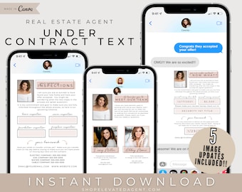 Textable Under Contract Update, Real Estate Text Message, Real Estate Marketing, Under Contract Flyer, Under Contract, Home Buyer Template