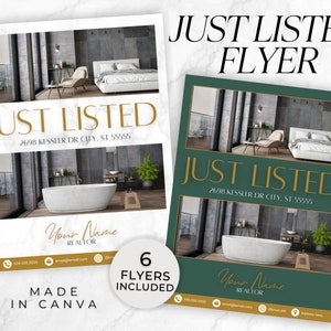 Real Estate Flyer, Real Estate Mailers, Open House Flyer, Real Estate Farming, Just Sold Flyer, Real Estate Templates, Canva Flyer, Canva