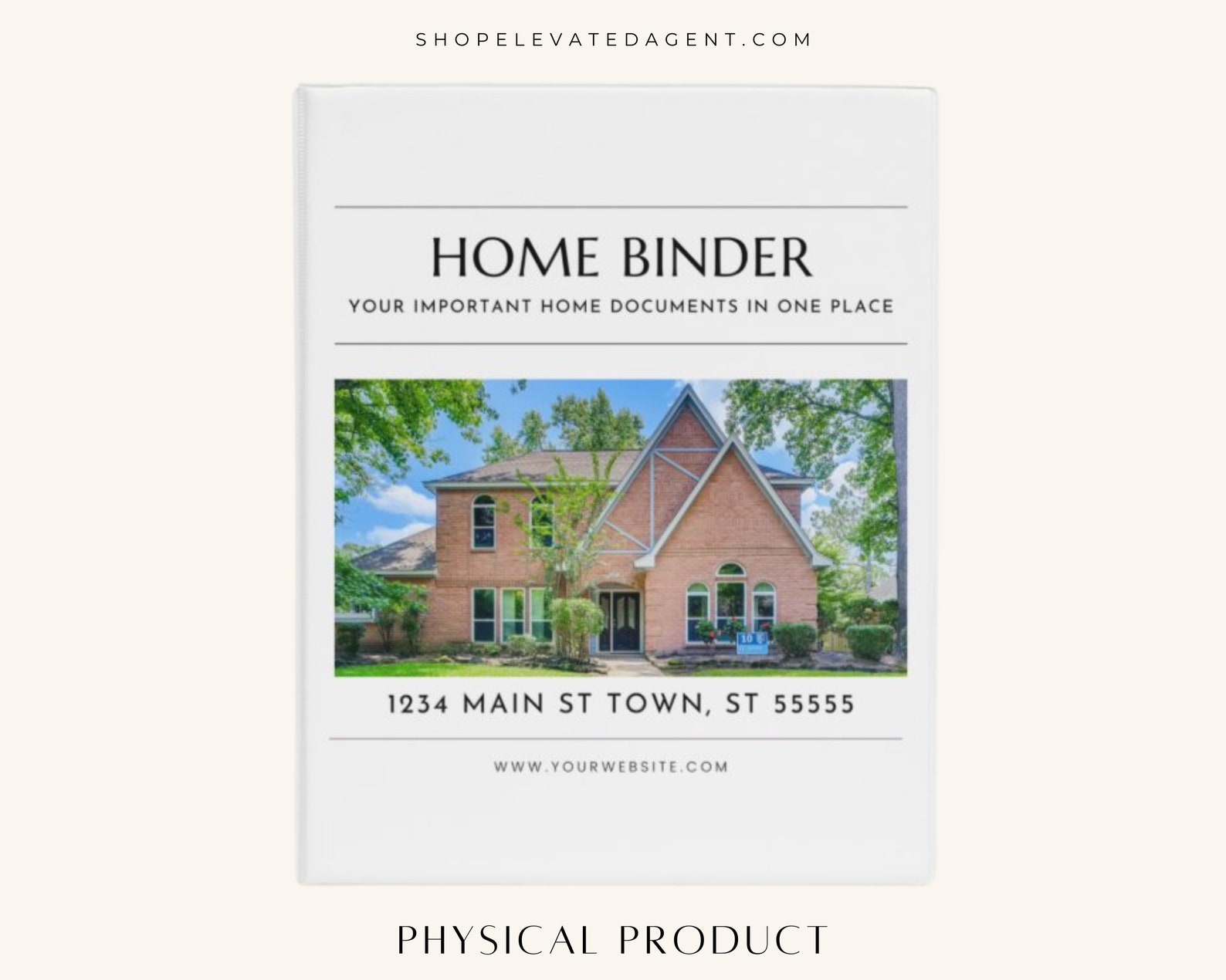 Real Estate Marketing Home Binder Real Estate Templates Etsy