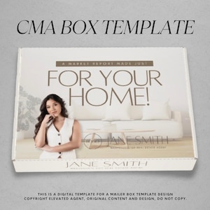 Real Estate CMA Box, Realtor Packet, Real Estate Template, Home Value Report, Real Estate Mailer, Realtor Marketing, Custom CMA Box