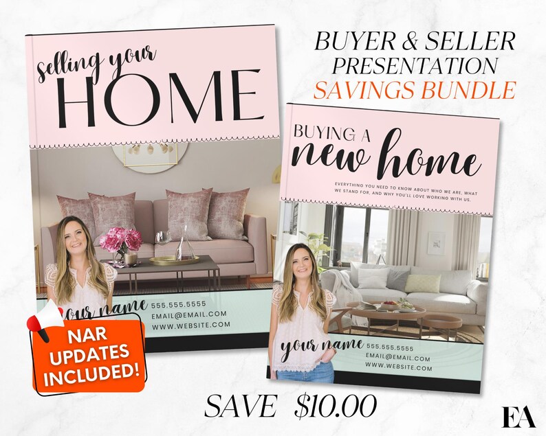 Seller Guide and Buyer Guide Bundle, List Presentation for Real Estate ...