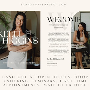 Canva Templates for Realtors Real Estate Agent Marketing Materials Open House Materials Real Estate Social Media Templates Property Marketing Templates Realtor Marketing Package