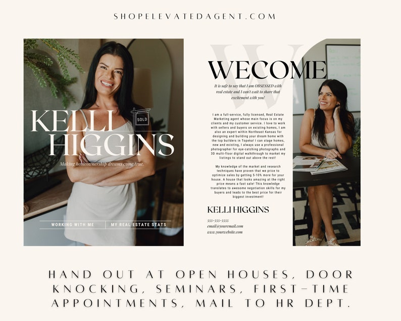Canva Templates for Realtors Real Estate Agent Marketing Materials Open House Materials Real Estate Social Media Templates Property Marketing Templates Realtor Marketing Package