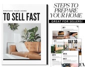 Staging A Home, Home Seller Guide, Real Estate Marketing, Realtor Templates, Real Estate Seller Marketing, Home Staging, Staging Guide,Canva