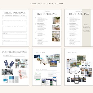 Real Estate Pre Listing Packet, Realtor Presentation Template - Etsy