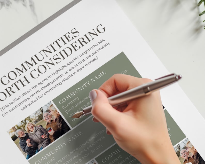Real Estate Marketing Downsizing Guide Printable Agent Resource Senior Moving Guide Digital Download Retirement Planning Lead Magnet Home image 8