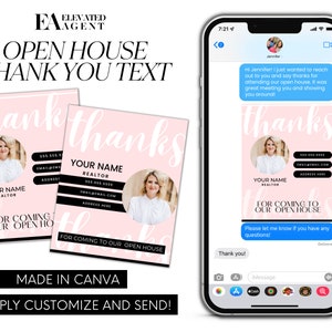Real Estate Open House Thank You Template (Digital)