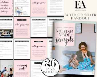 Moving Guide, Moving Checklist, Real Estate Moving Checklist, Moving Checklist Canva, Moving Planner, Packing Checklist, Relocation Guide