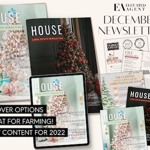 December Real Estate Newsletter Realtor Newsletter Real Estate Newsletter Real Estate Marketing Real Estate Farming Realtor Email Marketing