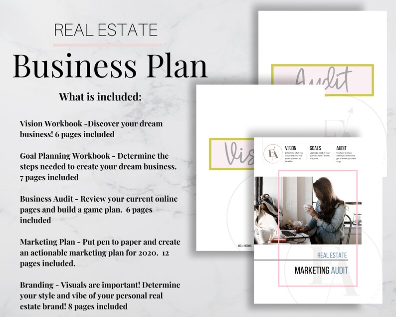 real estate business plan 2020 Real Estate Business Plan Real Estate Marketing Realtor image 1