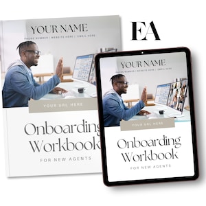 New Agent Onboarding Guide, Real Estate Template, Recruitment Guide, Agent Recruiting, Real Estate Team, New Agent Packet, Canva Template