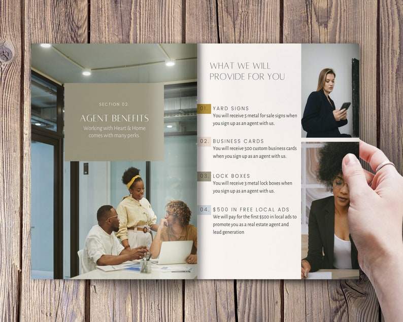 Hiring Package for Brokers Real Estate Hiring Tools Broker Recruiting Template Real Estate Office Templates Digital Recruitment Packet Real Estate Company Branding Template