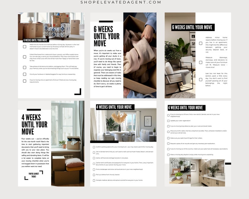 Relocation Guide Hand Out Moving Guide, Moving Checklist, Real Estate Moving Checklist, Moving ...