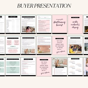 Seller Guide and Buyer Guide Bundle, List Presentation for Real Estate ...