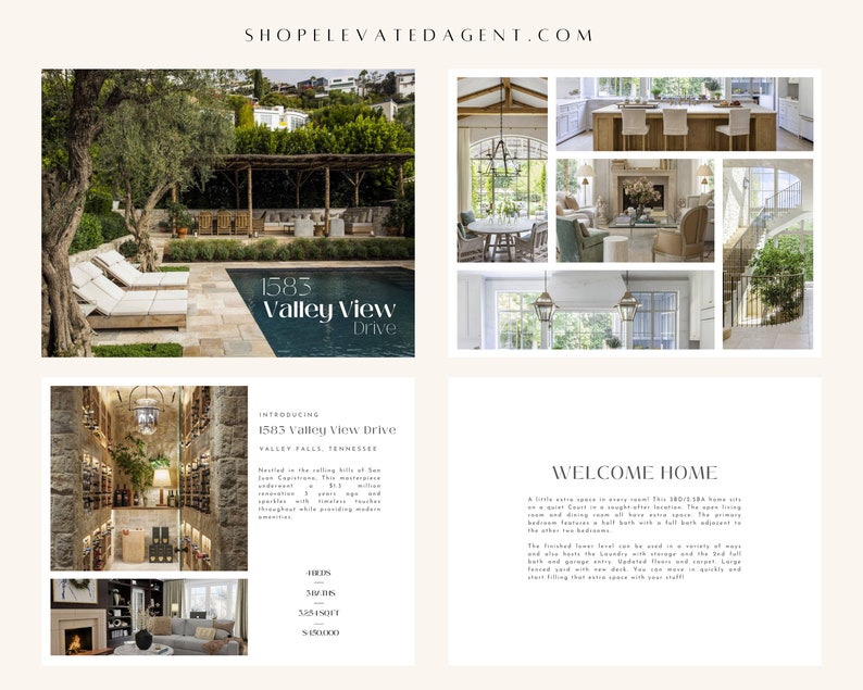 Real Estate Brochure, Luxury Property Brochure, Open House Brochure, Property Magazine, Real estate flyer, REAL ESTATE BROCHURE, For Sale Flyer, Open House Brochure, Luxury Brochure,  open house, open house flyer, luxury real estate, Elevated Agent
