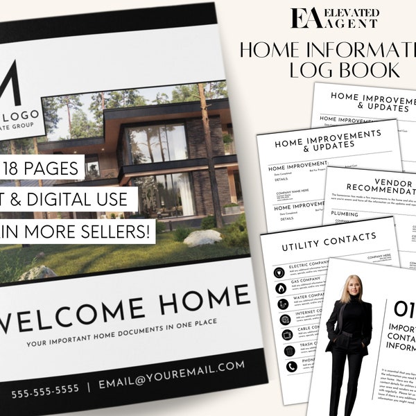 Client Exit Packet, Realtor Closing Gift For Client, Luxury Real Estate, Real Estate Exit Packet, Real Estate Closing Packet, Closing Packet