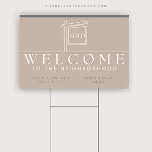 Real Estate For Sale Sign, Real Estate Yard Sign, Real Estate Sign, Property Sign, For Sale Sign, Realtor Sign, Real Estate Signage, Yard Sign, real estate logo, realtor sold sign, Realtor Custom Sign, Elevated Agent