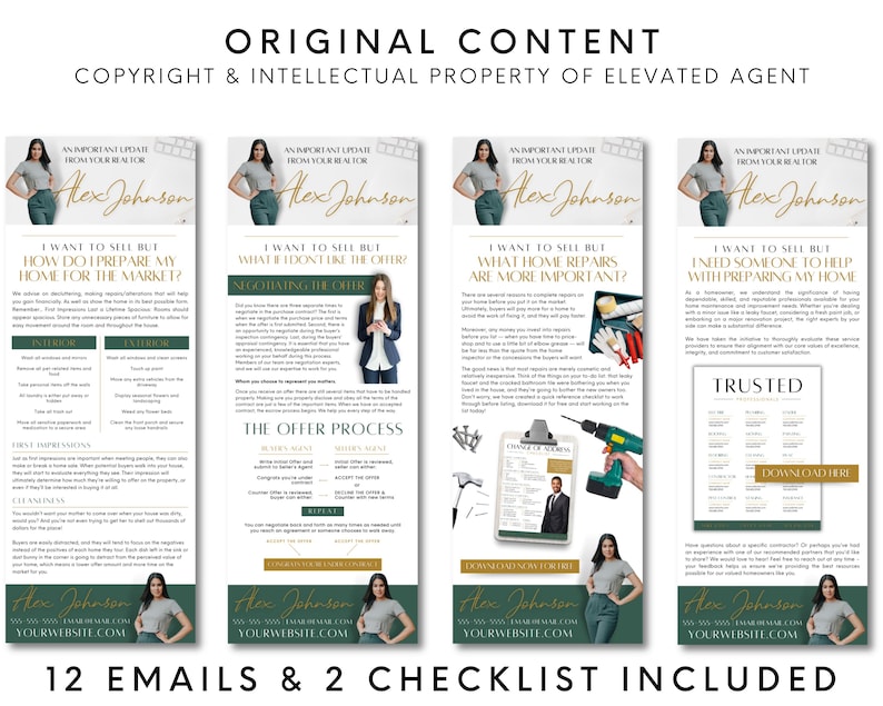 Home Seller Drip Campaign, Real Estate Marketing, Email Template, Real ...