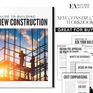 New Construction Guide, New Construction Buyer Guide, Real Estate New Construction, Real Estate Marketing, Realtor New Home, Home Builder