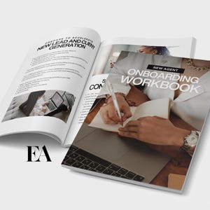 Real Estate Agent Onboarding Workbook, Recruitment Guide, Agent Recruiting, Realtor Hiring, New Agent Packet, Real Estate Template, Broker