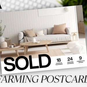 Farming Postcard For Real Estate Just Sold Postcard Real Estate Postcard Just Sold Flyer Real Estate Mail Real Estate Farming Realtor Mailer