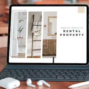 Rental Property Guide - Real Estate Marketing for Investors - Real Estate Templates - Buyers Guide Real Estate - Listing Presentation Canva