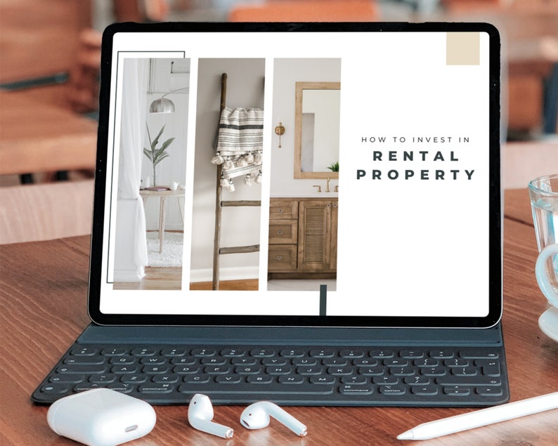 Rental Property Guide - Real Estate Marketing for Investors - Real Estate Templates - Buyers Guide Real Estate - Listing Presentation Canva