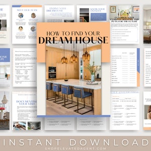 Real Estate Buyer&#39;s Packet, Real Estate Home Buyer Checklist, Real Estate Marketing, Realtor Marketing Tool, Canva Editable, Buyer Checklist
