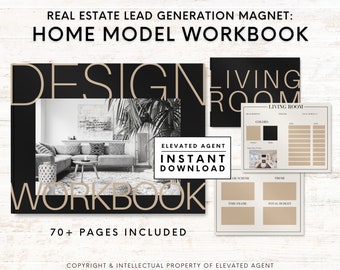 Home Remodel Workbook: Interior Design Project Planner (Digital Download)