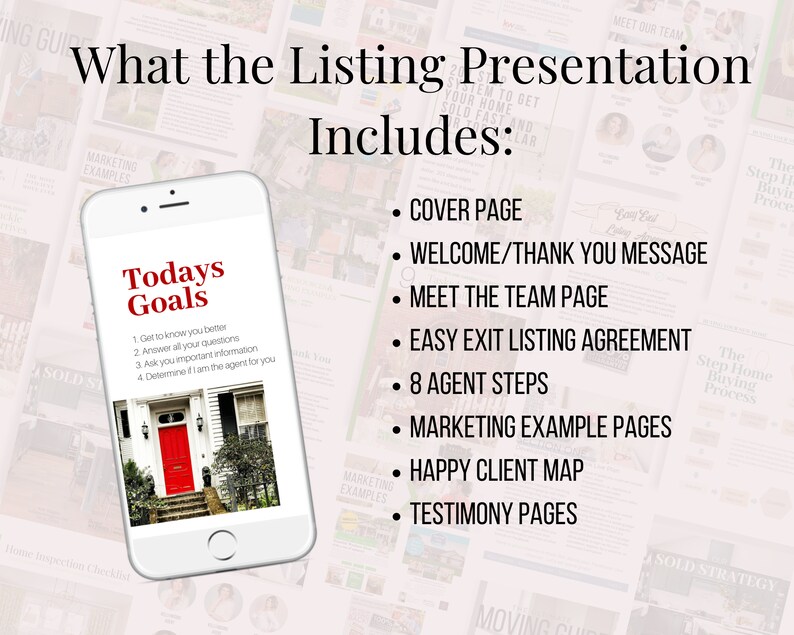 Listing Presentation Packet Keller Williams KW Real Estate - Etsy