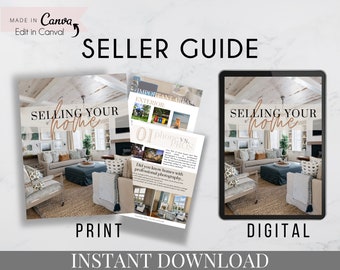 Seller Listing Presentation Home Selling Process Flyer Realtor Checklist Home Seller Guide Seller Roadmap Seller Packet Real Estate Flyer