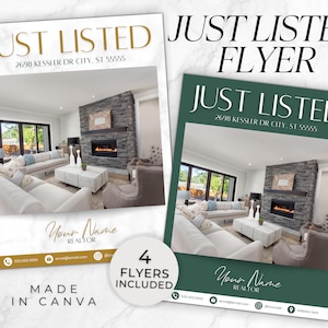 Real Estate Flyer, Real Estate Mailers, Open House Flyer, Real Estate Farming, Just Sold Flyer, Real Estate Templates, Canva Flyer, Canva