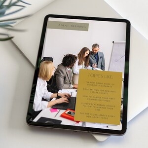 Real Estate Onboarding Template Digital Recruitment Packet Real Estate Hiring Tools Real Estate Company Branding Template HR Business Material Hiring Package for Brokers