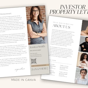 Carta de inversionista, Carta de bienes raíces, Propiedad de inversión, Carta de propietario, Folleto de bienes raíces, Carta de agricultura, Carta de vendedor de viviendas de bienes raíces