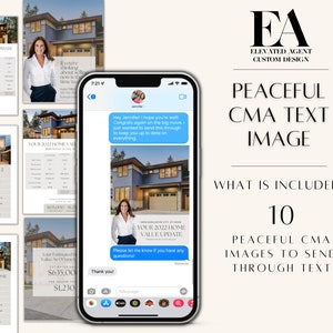 CMA Real Estate, CMA Text message, CMA Video, Home Value, Home Equity, Real Estate Text Message, Real Estate Marketing, Canva, Realtor Video
