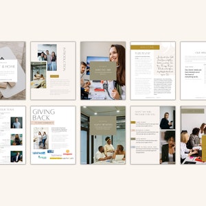 Real Estate Agent Hiring Kit Broker Hiring Materials Canva Template for Real Estate Digital Hiring Template Real Estate HR Packet Agency Recruitment Template