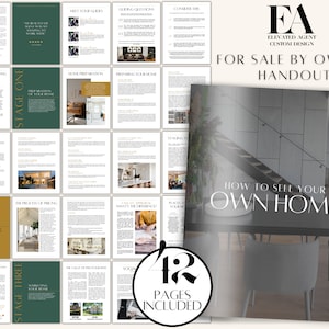 For Sale By Owner Guide, Real Estate FSBO Guide, FSBO Marketing, Home Seller Guide, Seller Guide, Listing Presentation, FSBO Presentation