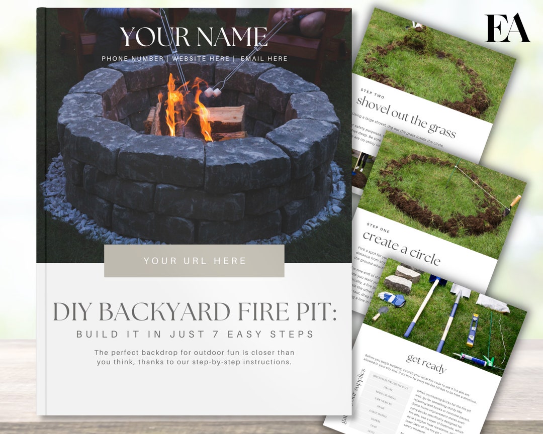 How to Build A Fire Pit DIY Fire Pit Real Estate Lead Generation Real