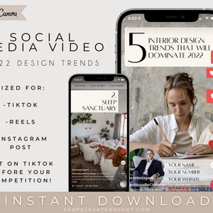 Real Estate TikTok - TikTok Frame - Real Estate Marketing - Real Estate Reels, Reels Frame, Instagram Reels Real Estate - Realtor TikTok