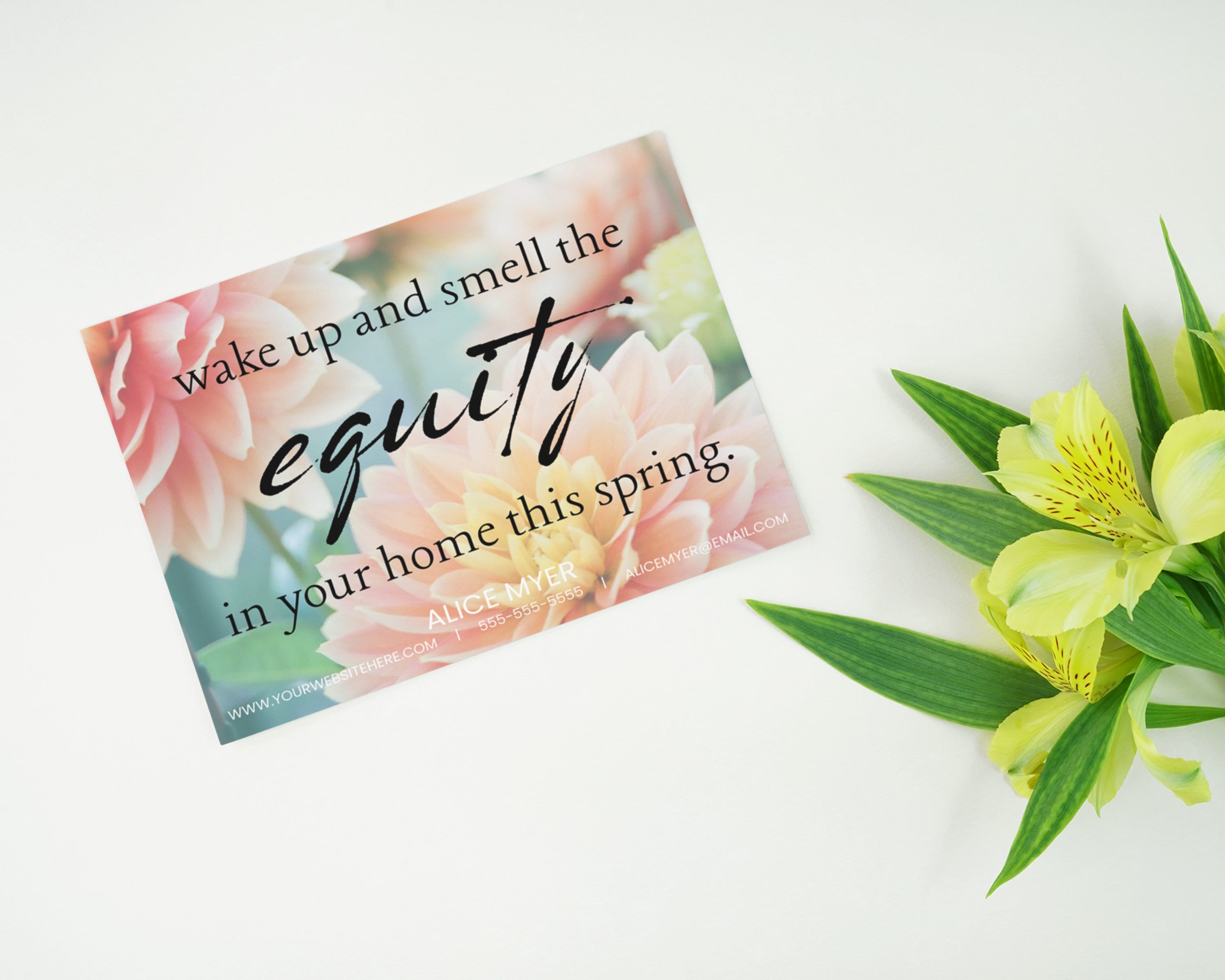 Spring Realtor Image Real Estate Hello Spring Postcard, Realtor Spring Card, Realtor Farming ...