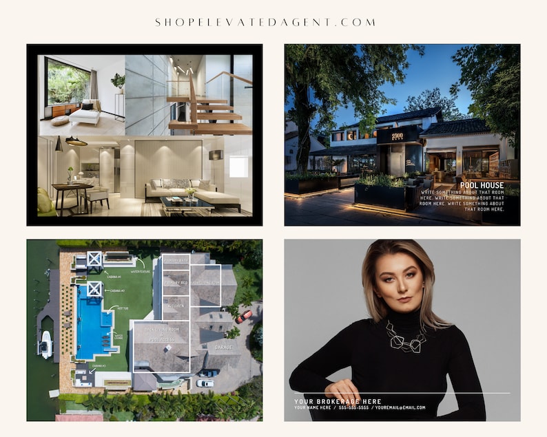 Real Estate Brochure, Luxury Property Brochure, Open House Brochure, Property Magazine, Real estate flyer, REAL ESTATE BROCHURE, For Sale Flyer, Open House Brochure, Luxury Brochure,  open house, open house flyer, luxury real estate, Elevated Agent