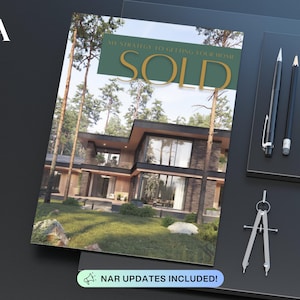 Luxury Listing Presentation, Seller Guide & Listing Presentation, CMA Packet, Home Seller Guide, Real Estate Canva Template, NAR Settlement
