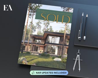 Luxury Listing Presentation, Seller Guide & Listing Presentation, CMA Packet, Home Seller Guide, Real Estate Canva Template, NAR Settlement