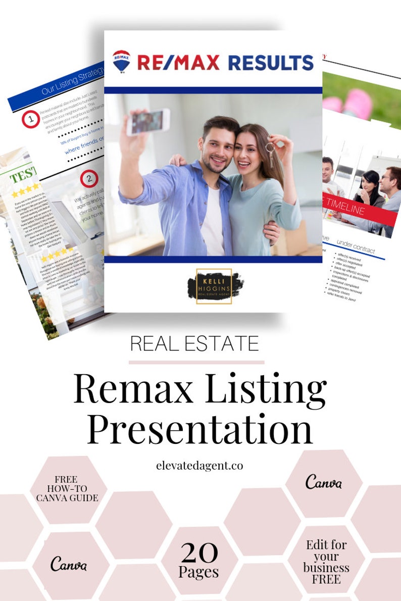 Listing Presentation Packet ReMax ReMax Results Real Estate Etsy
