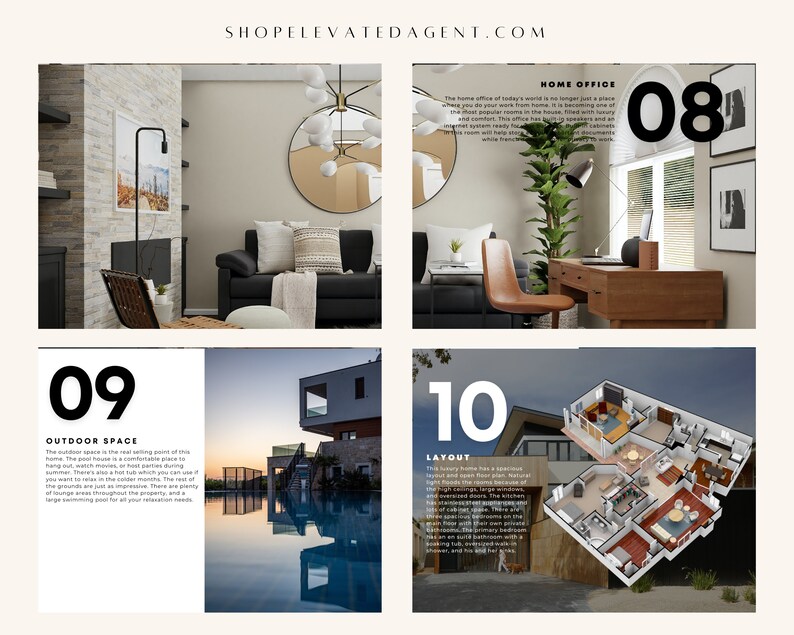 Real Estate Brochure, Luxury Property Brochure, Open House Brochure, Property Magazine, Real estate flyer, REAL ESTATE BROCHURE, For Sale Flyer, Open House Brochure, Luxury Brochure,  open house, open house flyer, luxury real estate, Elevated Agent