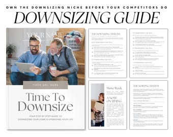 Real Estate Downsizing Guide - Realtor Marketing Template