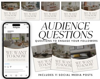 Real Estate Social Media Template, Realtor Marketing Instagram Post, Realtor Question, Real Estate Instagram Content, Realtor Canva Template
